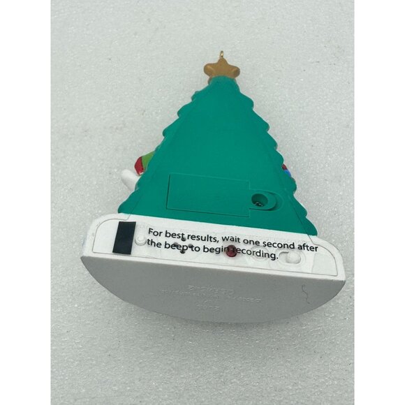 Hallmark Keepsake Magic Recordable Ornament Rockin Around the Christmas Tree - Picture 5 of 6